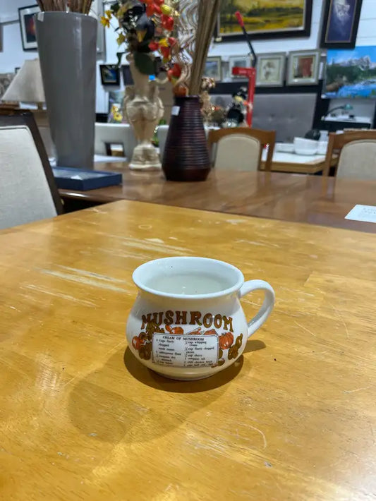 Fine Porcelain mushrooms mug/bowl Cup