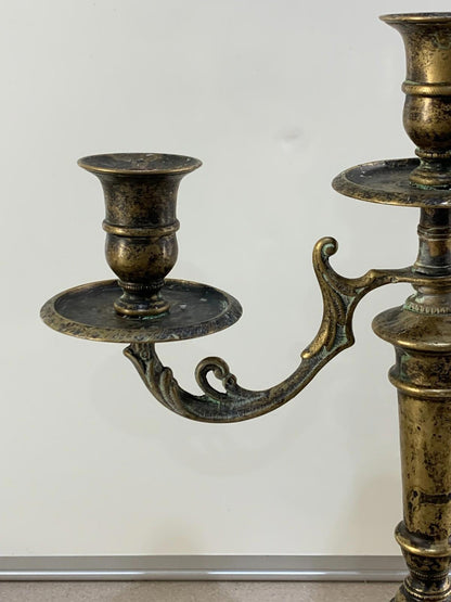 Vintage 3 arm candelabra candle holders
