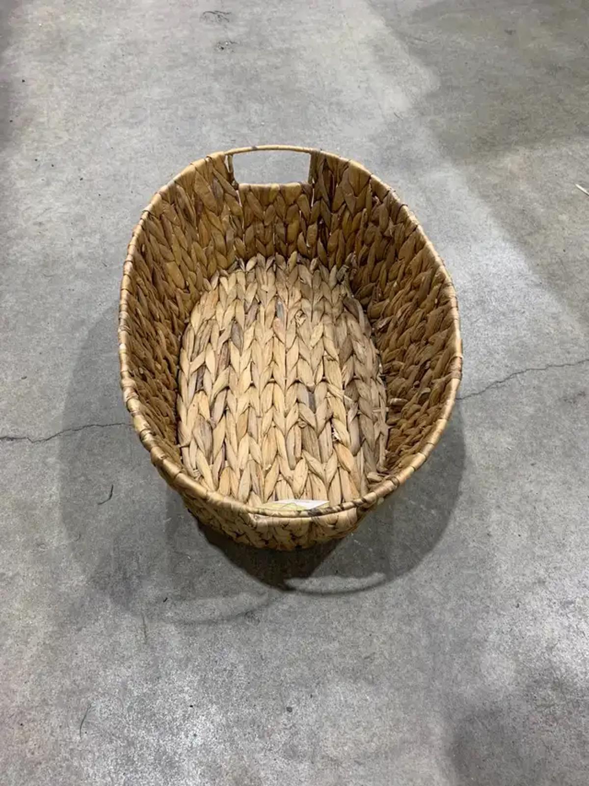 Small Woven Basket with Handles