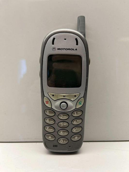 Vintage Motorola Timeport 280 Cell Phone Dead Battery FOR PARTS