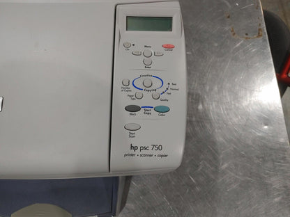 Good Condition HP PSC 750 All-in-one printer Tested Working Needs New Ink Grey