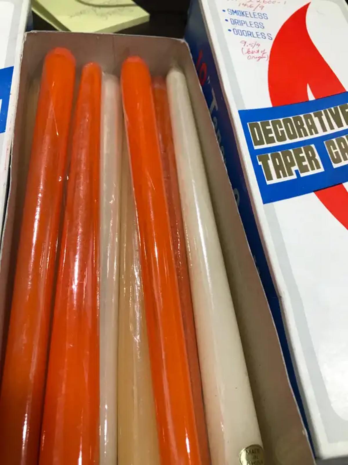 Decorative Taper Candles - 10 inch - 2 Available
