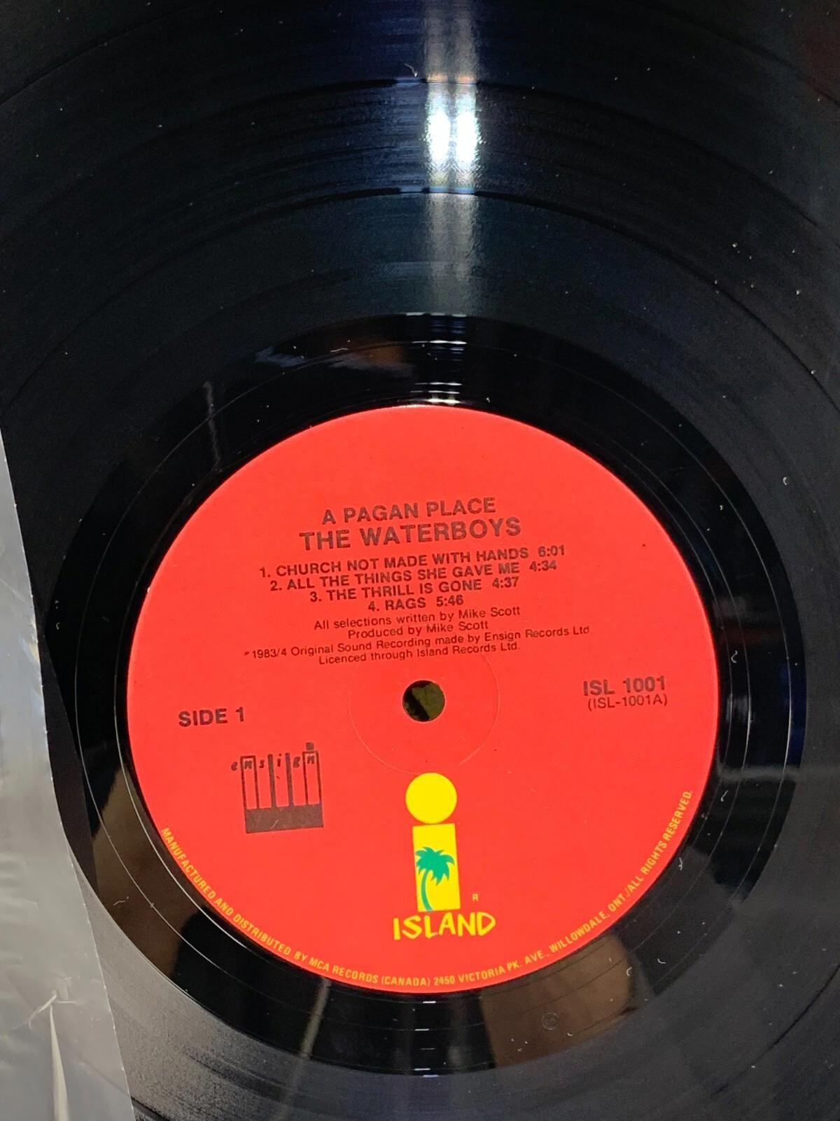 THE WATERBOYS A Pagan Place original LP 1984 ISLAND ISL1001 vinyl