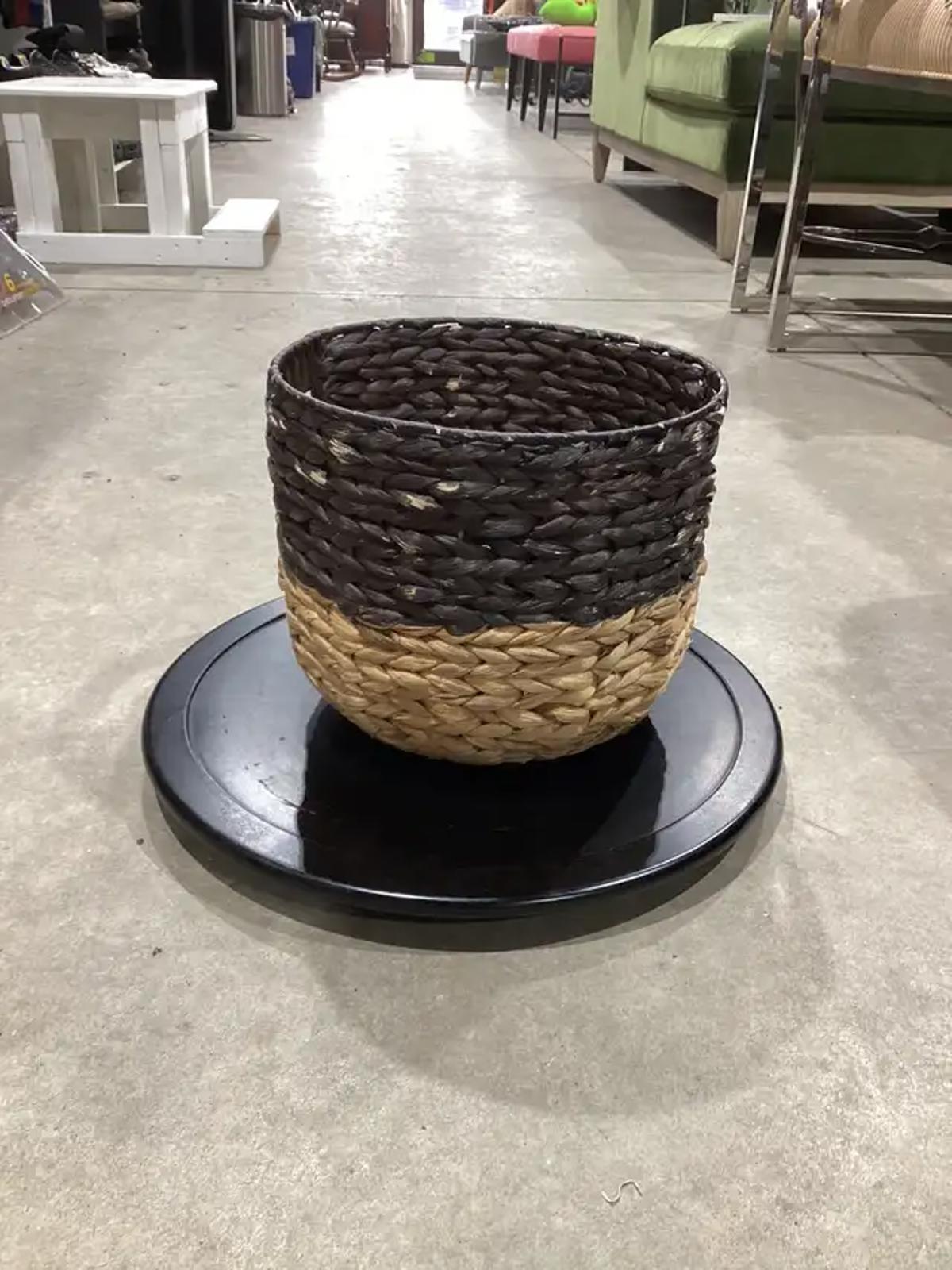 Woven 2 tone Basket