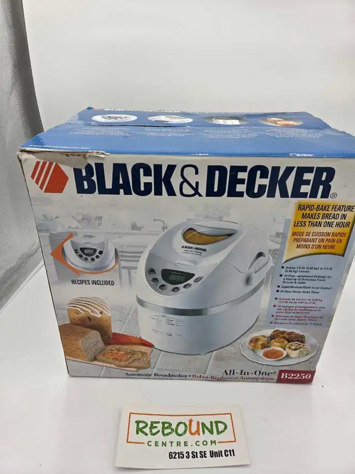 Black & Decker All-In-One Breadmaker - B2250