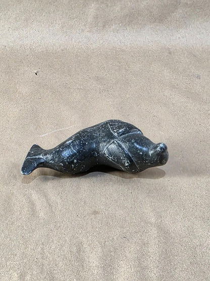 Vintage Inuit Art Eskimo hand carved Seal
