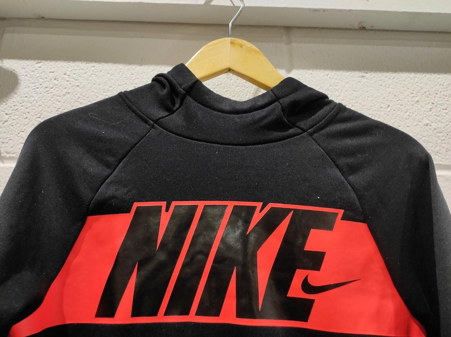 Nike Preschool Boys Pullover Training Hoodie L  Black