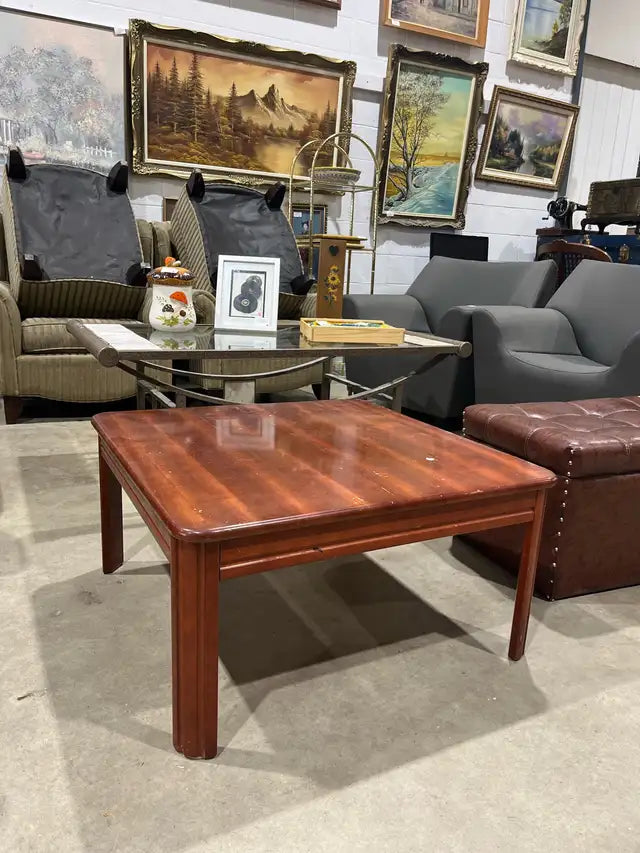 Vintage Wood Coffee Table