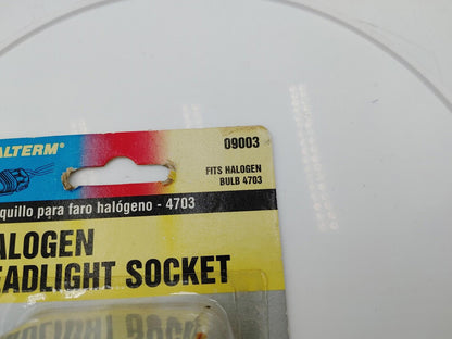 Brand New Sealed Calterm Halogen Headlight Socket Fits Halogen Bulb 4703