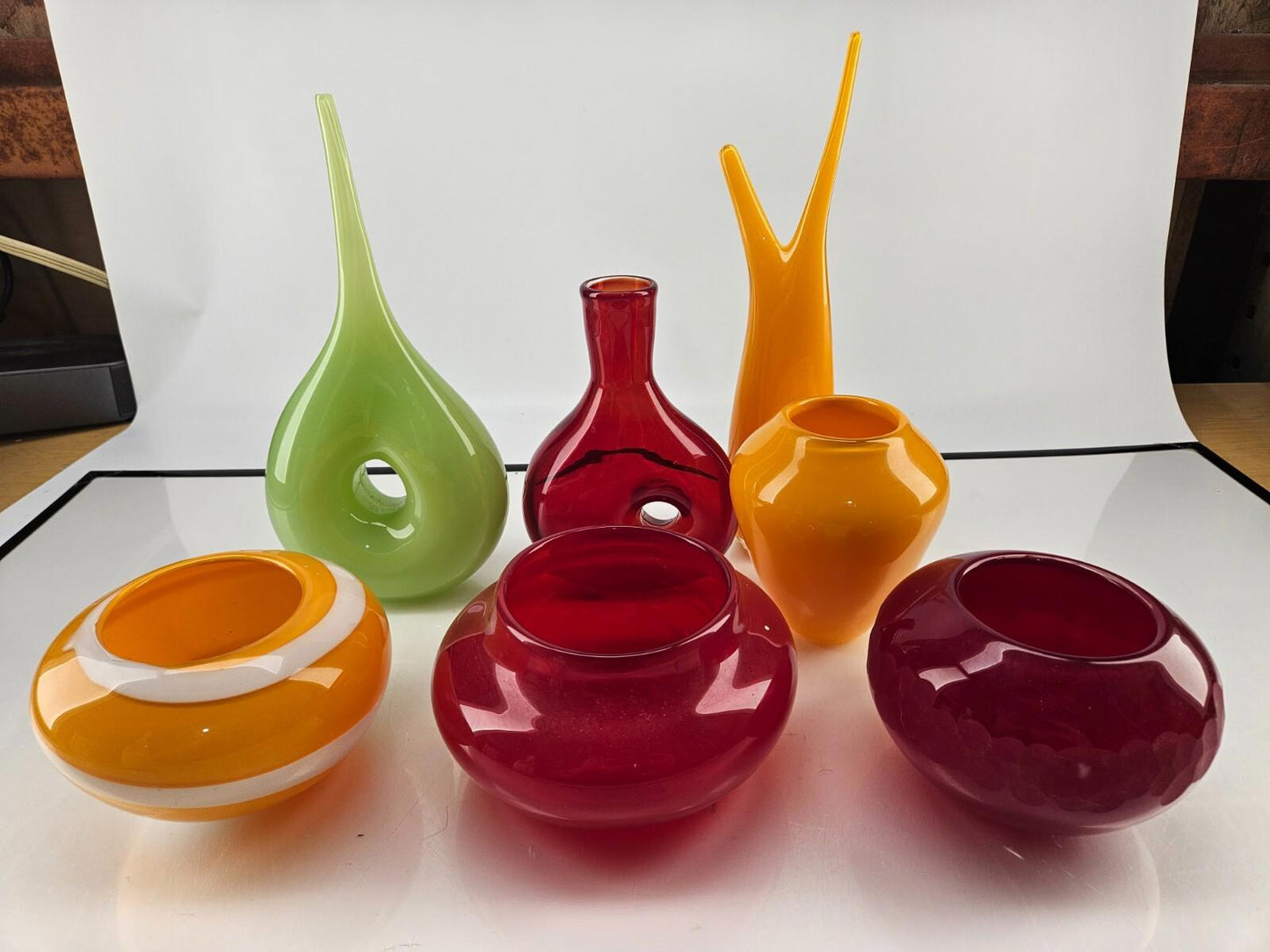 Various Abstract Vases Lot of  7