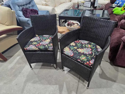 Patiojoy Rattan Wicker Patio Chairs - 2 Available