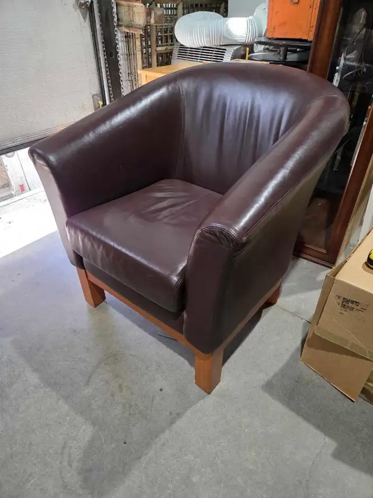 Leather Club Chair