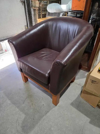 Leather Club Chair