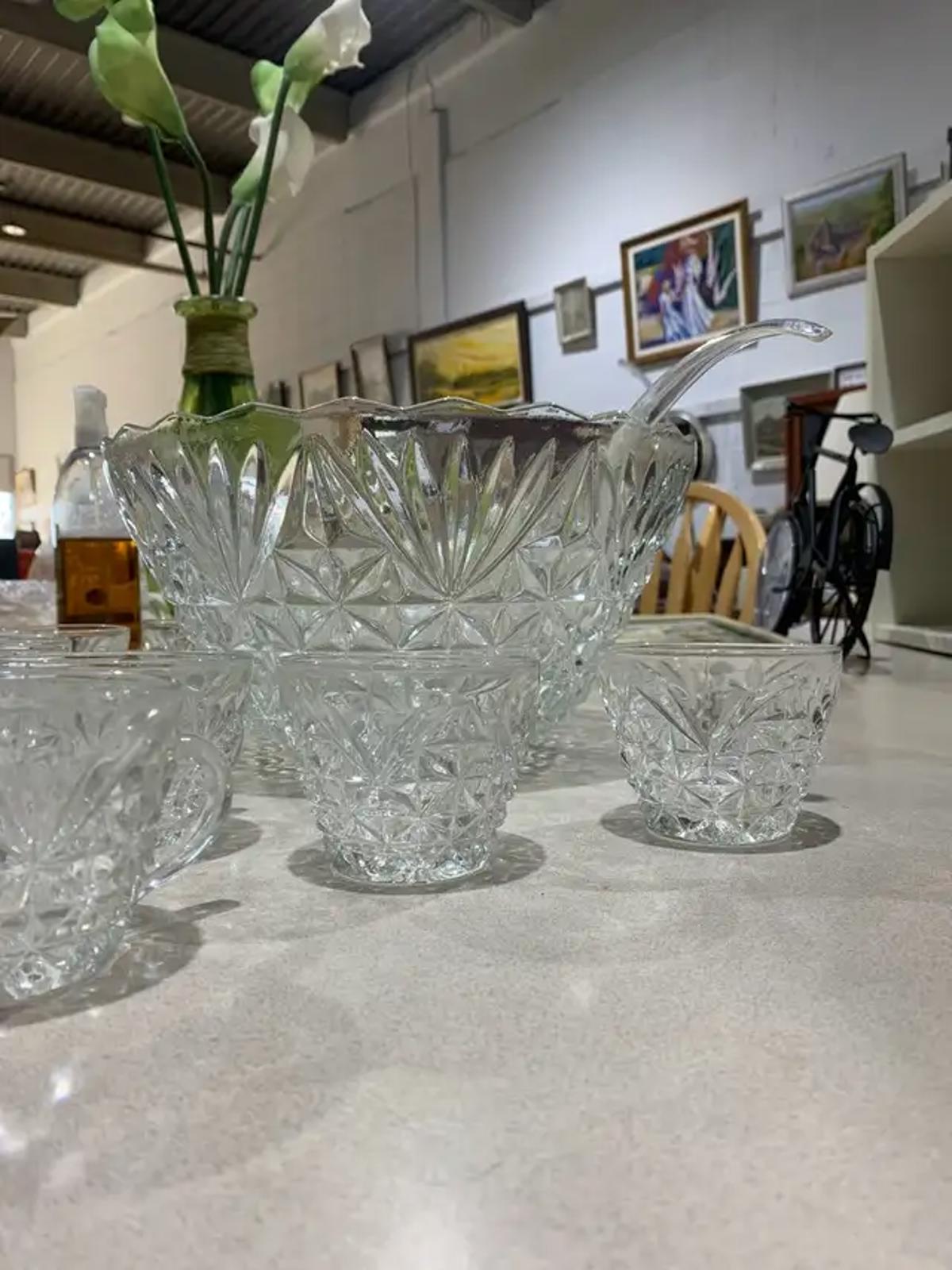 Punch Bowl Set - 14 Piece Set
