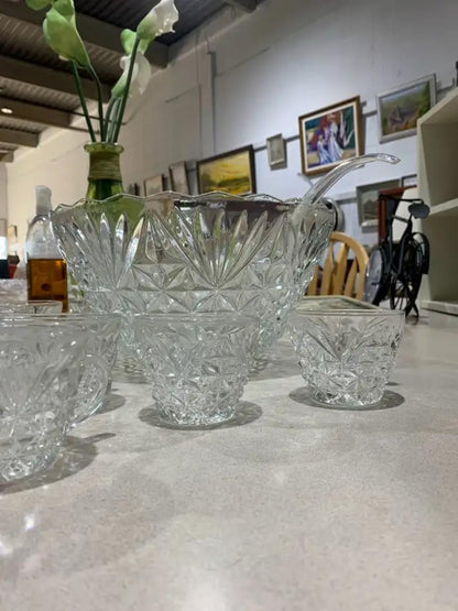 Punch Bowl Set - 14 Piece Set