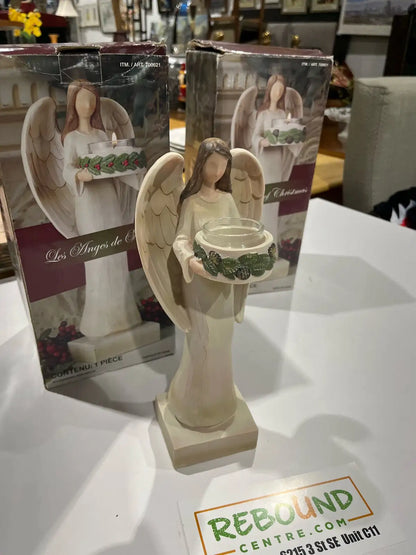 Angel Christmas Candle Holder two are available