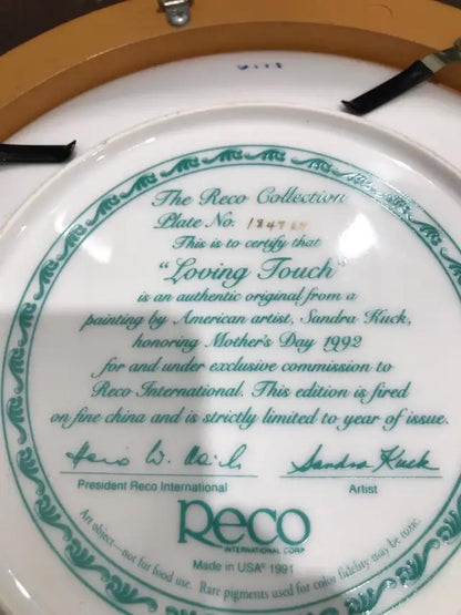 Reco Plate - Loving touch