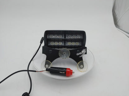 Good Condition Suction-mount Car 12V Safety Flood Light Black Untested
