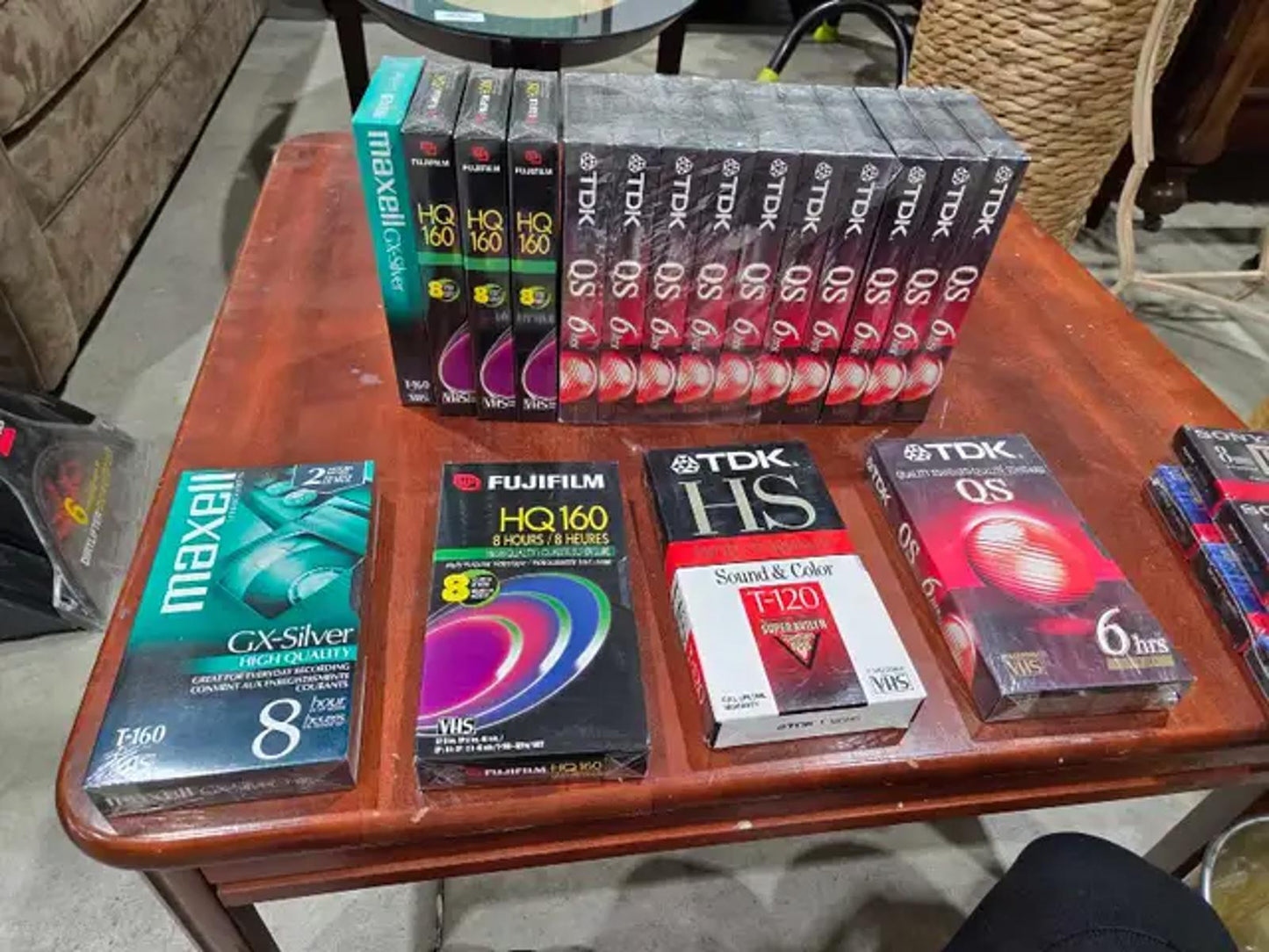 New! Blank VHS Tapes - 20 Available