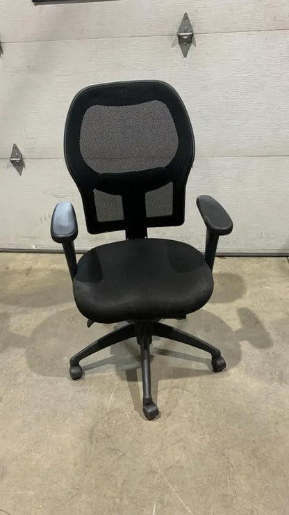 Black Erganomic Mesh back Office Chair - 2 available
