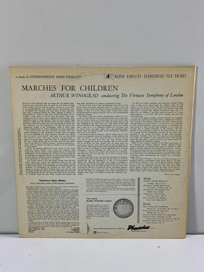 Marches For Children conducted by ARTHUR WINOGRAD (Vinyl, LP)