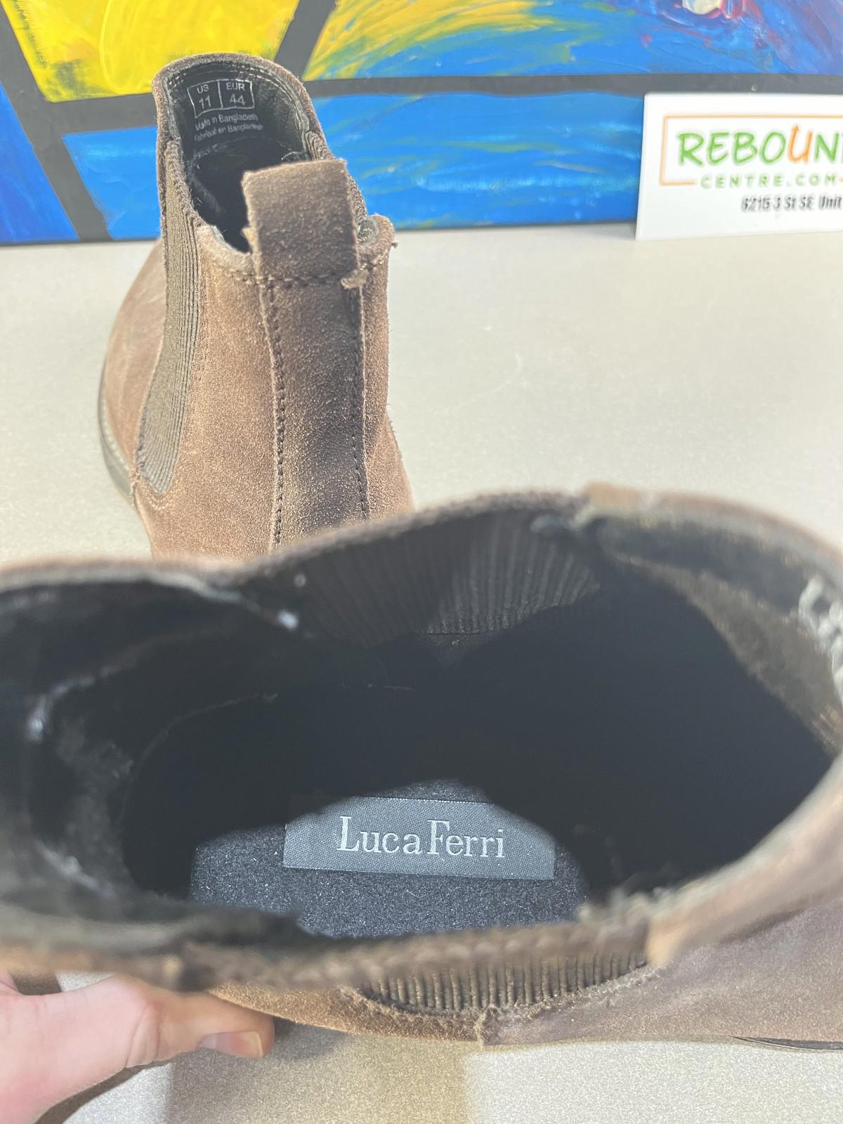 Luca Ferri Men’s Chelsea Boots (Brown, Size 11)