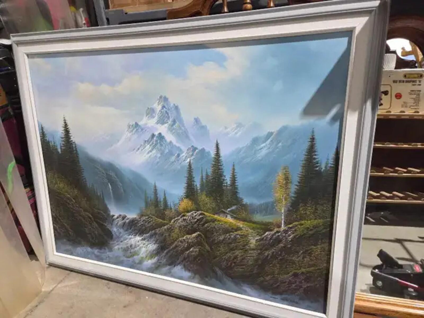 Original Mark Palaster - Mountain Oil Painting
