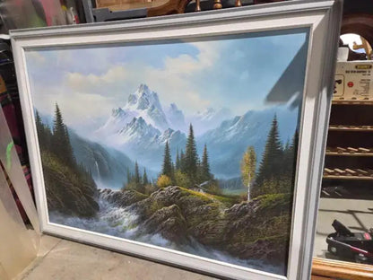 Original Mark Palaster - Mountain Oil Painting