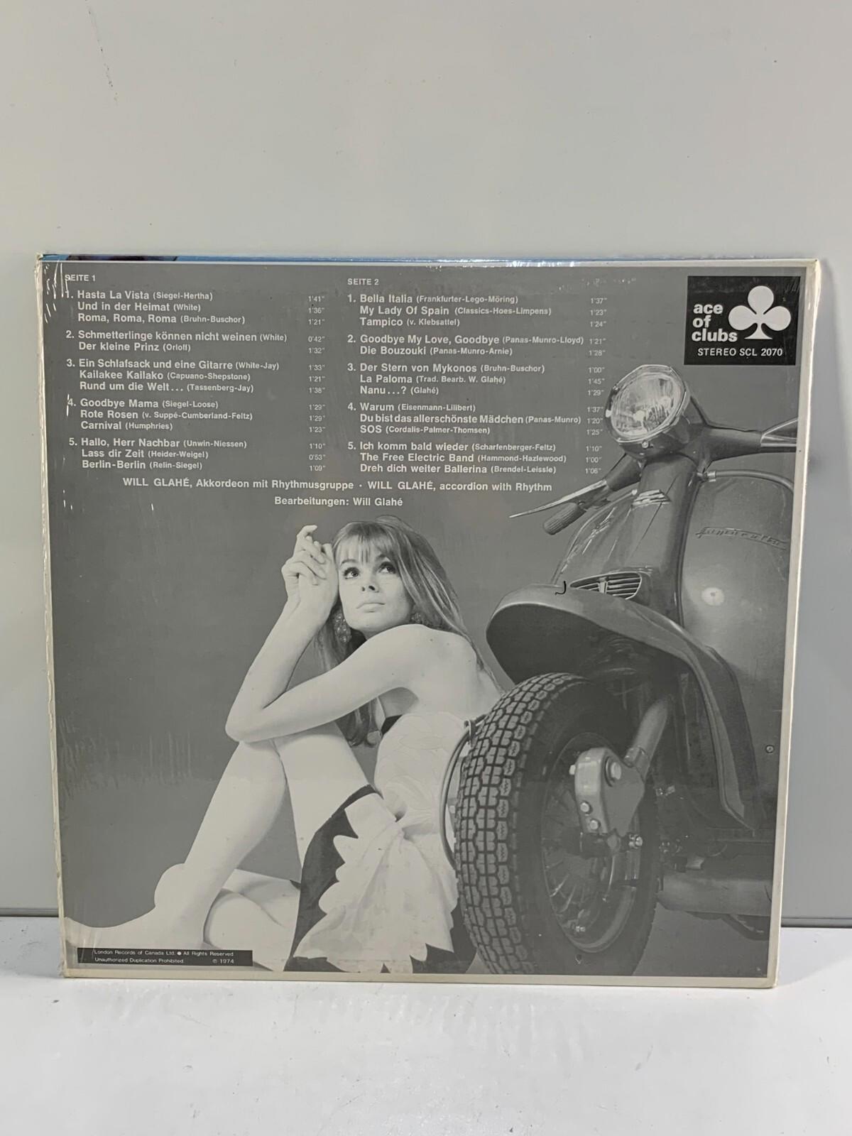 Will Glahé - Akkordeon Pops 3 (LP), Shrink wrapped.
