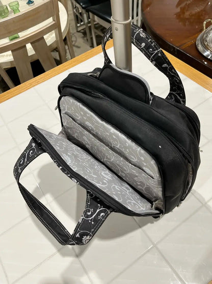 Floral Rolling Laptop Bag