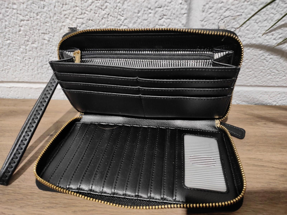 Portefeuille pour femme NUOKO avec protection RFID et fermeture zippée sur tout le pourtour