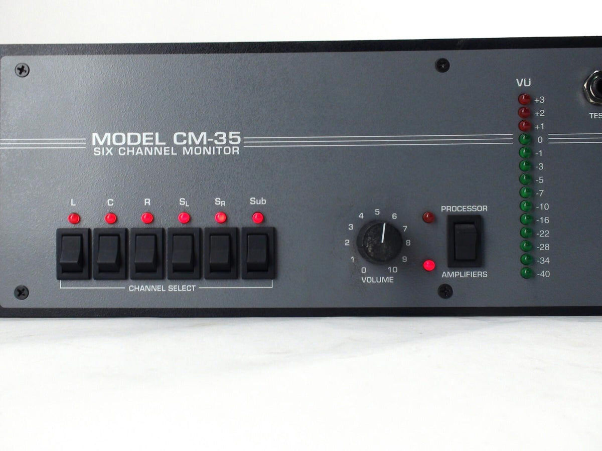 Ultra Stereo CM-35 Six Channel Projection Booth Monitor 15W