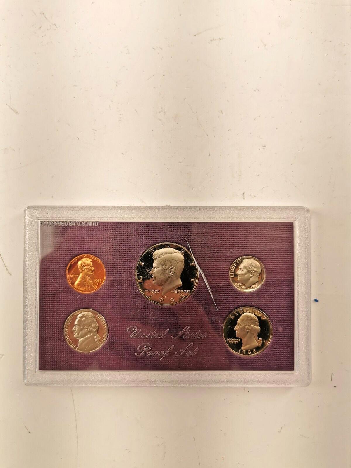 1984 5 Coins Set U.S Mint Original Government Packaging