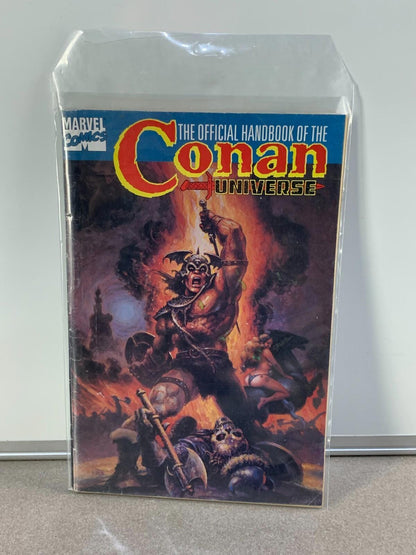 Official Handbook of the Conan Universe 1 Variant Comic REH Barbarian Ernie Chan
