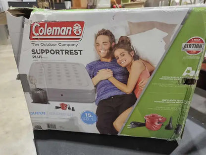 New! Coleman Supportrest Queen Airbed with Pump