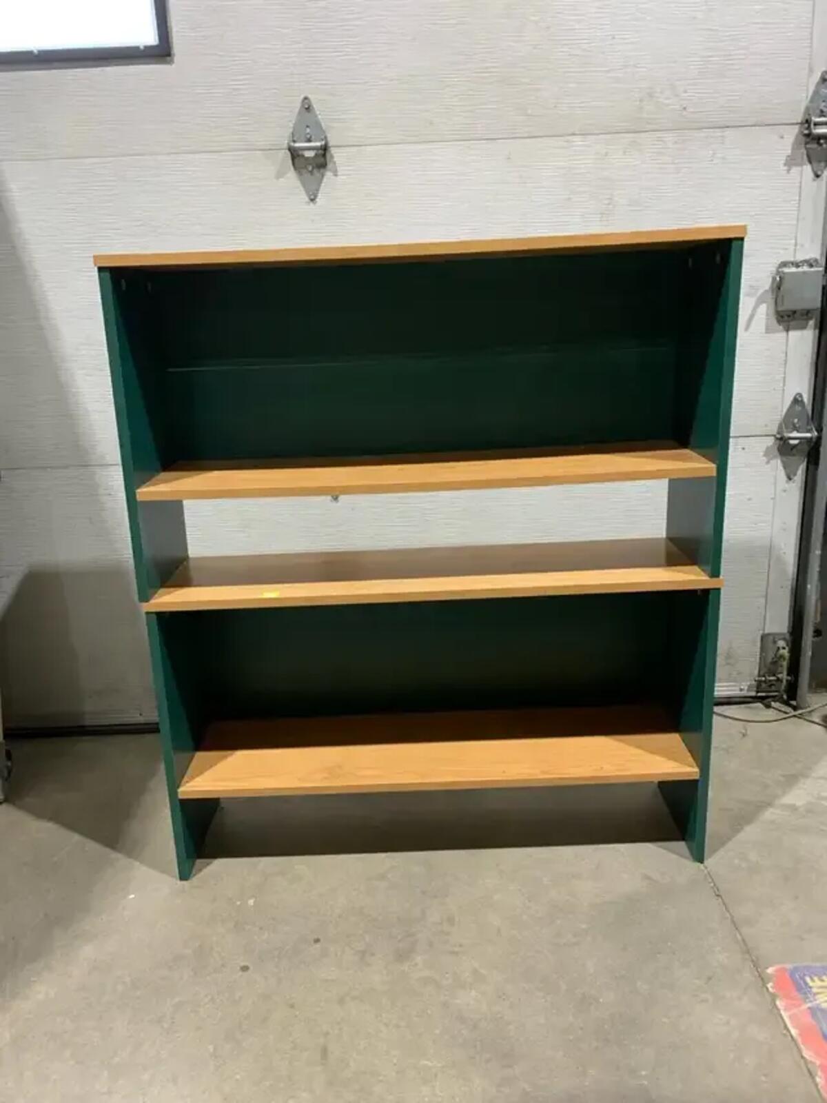 Green Stacking Book Shelves -set of 2