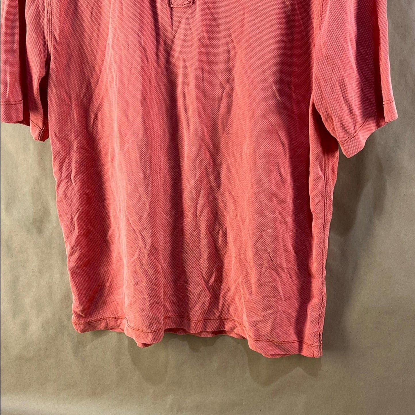 Johnston & Murphy Coral Polo Shirt Size M