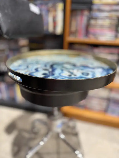 Faux Agate Tabletop Platter