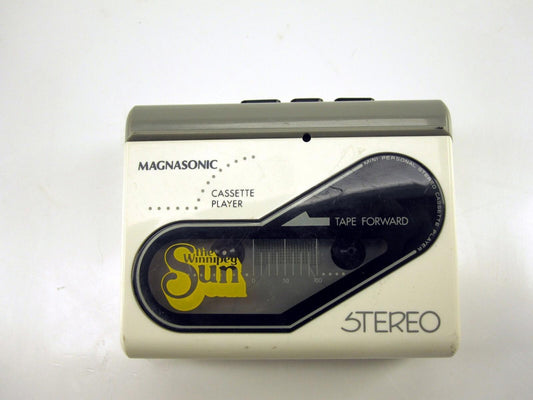 Magnasonic JR36 Stereo Cassette Player Winnipeg Sun Promotional