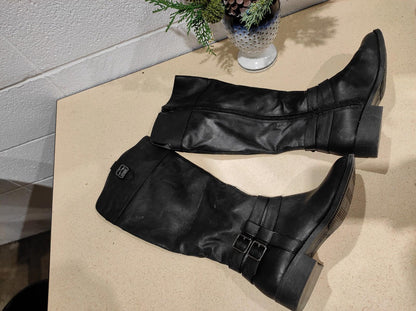 American Eagle Tall Boots Women’s Size 7 Black Knee High Zip Up