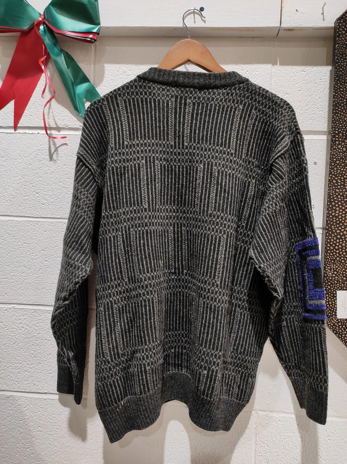 Leo Rossi Made in Italy Men's Sweater Henley Merino Wool