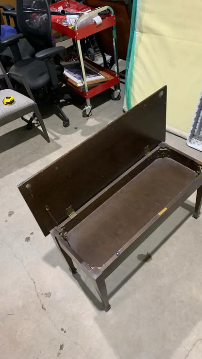 Wooden Piano Storage Bench