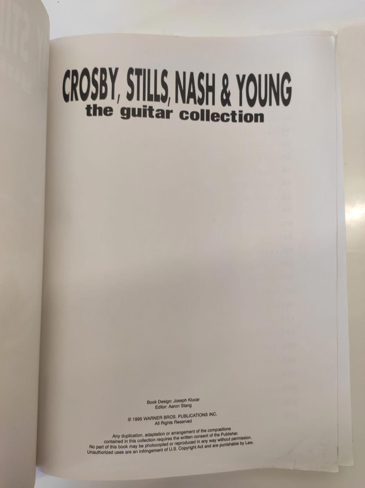 THE CROSBY, STILLS, NASH & YOUNG - THE GUITAR COLLECTION: By David Mint