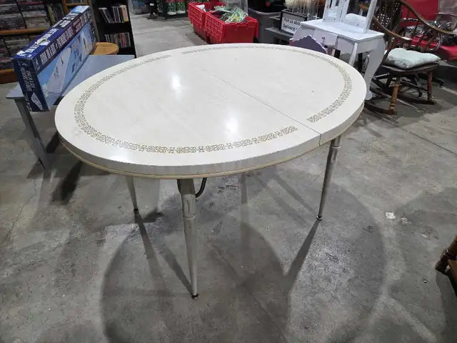 Vintage Oval Dining Table