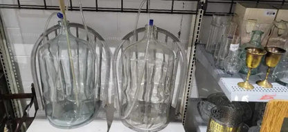 6 Gallon Glass Brewing Jug Carboy Made in Italy - 2 Available