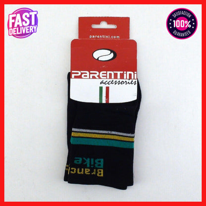 Parentini Socks - Cycling Accessories Black, Blue And Gold - Branch Out Tour