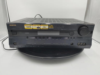 Good Condition Onkyo AV Receiver TX-SR575 HD HDMI 7.1 Channel Black Power Tested