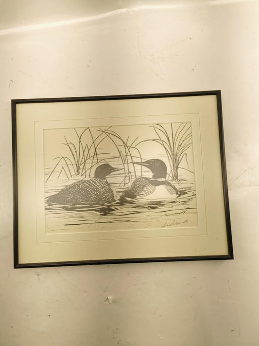 Two birds art by Dennis G. Hepworth