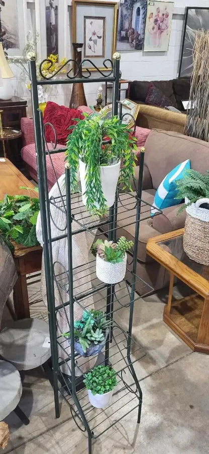 Metal Plant Stand with 4 Shelves - 58"