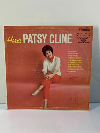 HERE'S PATSY CLINE LP 1965 ORIGINAL NICE CONDITION